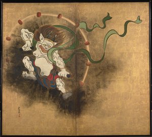 雷の神 作： Ogata Korin
